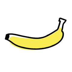 Yellow banana food sweet fruit fun nice