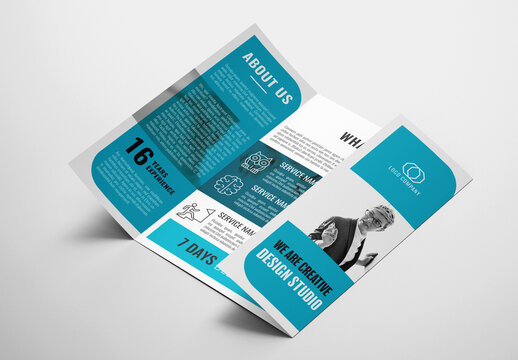 Business Single Gate Brochure Layout
