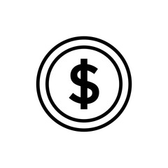 money coin icon design vector template