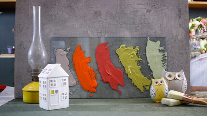 graffiti on the wall