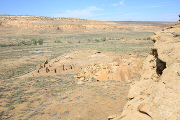 Fototapeta na wymiar Chaco Culture National Historical Park in New Mexico, USA