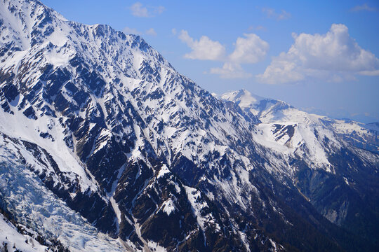 French Alps Chamonix France Mountains Snow Stock Photo Stock Images Stock Pictures
