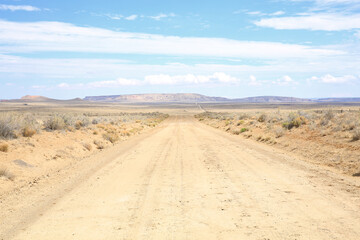 Fototapeta na wymiar Route 57 in McKinley County, New Mexico, USA