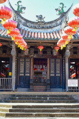 Mazu Tienho temple in Penghu Island, Taiwan. The temple claims to be the oldest in Taiwan, possibly dating to the early Ming in the 15th century.