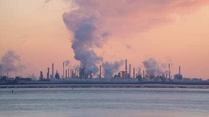 smoke from a factory