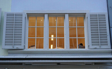 Cafe window Zurich Switzerland Stock Photo Stock Images Stock Pictures