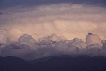 sunrise in the mountains