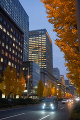Fototapeta na wymiar Tokyo Skyscrapers Marunouchi Chiyoda City Japan Stock Photo Stock Images Stock Pictures