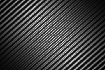 Obraz premium Abstract black background with soft wave line, 3d rendering