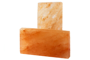 Red pink broun orange himalayan salt blocks