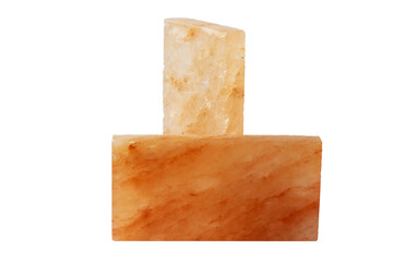 Red pink broun orange himalayan salt blocks
