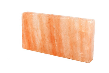 Red pink broun orange himalayan salt block
