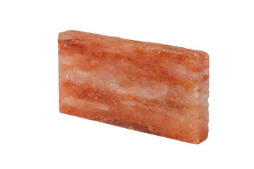 Red pink broun orange himalayan salt block