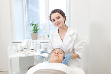 Obraz na płótnie Canvas Spa treatments for facial skin care