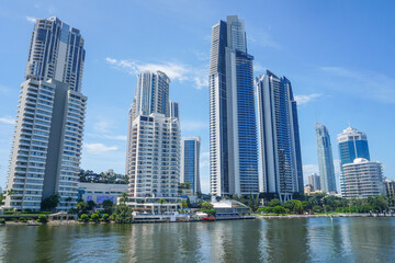 Obraz na płótnie Canvas Skyscrapers in Gold Coast Queensland Australia Stock Photo Stock Images Stock Pictures