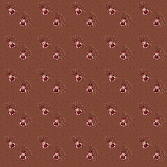 Girls pattern cartoon background. Vector pattern. Seamless pattern.