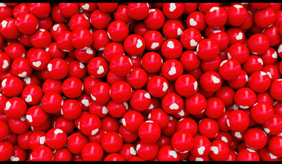 Social media likes and hearts icons background 