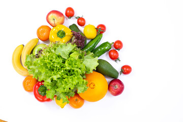 vegetables in a paper bag