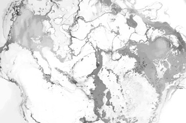 Grayscale liquid ink, abstract background