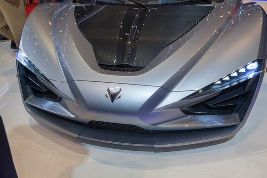Geneva / Switzerland - march 9 2019 : ARCFOX ECF Concept car in the last Geneva International Motor Show 