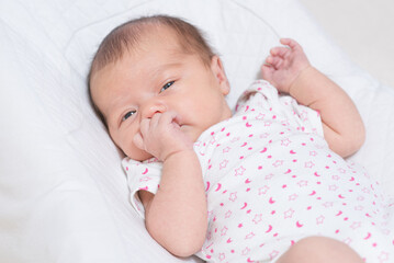 Cute, small and adorable newborn baby girl