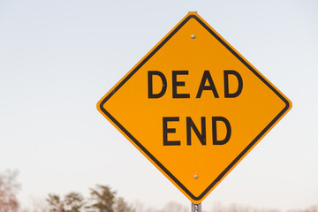 road sign dead end