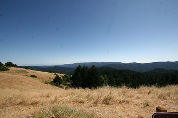 Obraz premium California coastal mountains