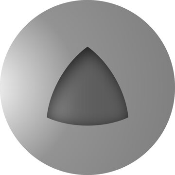 TP3 Screw Head - 3-Lobe - Reuleaux-triangle