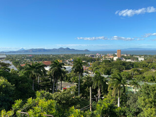 Photos above Managua. Tiscapa lagoon and lookout.