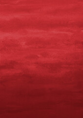 Red ink and watercolor texture on white paper background. Gradient paint strokes and decalcomania effect. Hand-painted gouache abstract image. Mess on the canvas.
