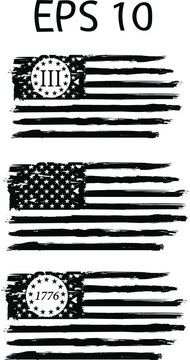 Betsy Ross 1776 13 Stars Distressed US Flag on transparent background. US Flag. American Flag brush stroke ESP 10American US Flag. EPs 10. 