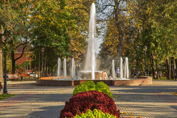 Karl Marx square in Bryansk. Russia