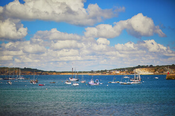 Port of Camaret-sur-Mer, tourist attraction in Finistere, Brittany, France