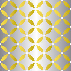 Fototapeta premium Geometrical Golden seamless pattern design