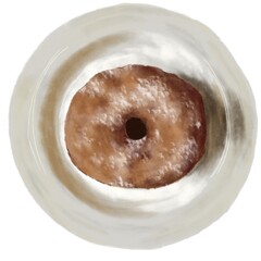 揚げドーナッツ(手描き)
