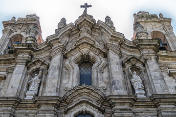 The Convento dos Congregados, also referred to as the Convent of the Congregation of Sao Filipe de Neri - XVIII century baroque Basilica in Braga, Portugal.