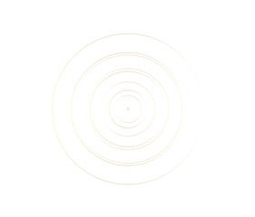 Concentric circle element. Gold luxurious color ring. Abstract  vector illustration for sound wave, golden graphic, Modern decoration for websites, posters, banners, template EPS10 vector