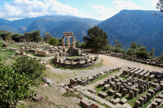 Oracle of Delphi in Greece