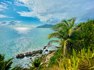 Fototapeta premium Puerto Rico Punta Tuna Lighthouse view