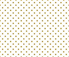 Gold polka dots pattern, colorful holiday background - vector abstract background