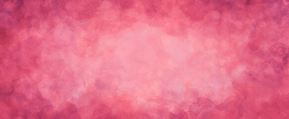 pink background texture, watercolor stains and blotches on border, mauve pink paper with burgundy valentine's day color