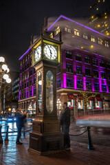 Fototapeta na wymiar Reloj Vancouver