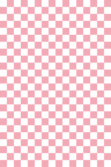 Pink background. Lattice pattern, checked pattern, square.  ピンク背景。格子柄、チェック柄、正方形、市松模様。