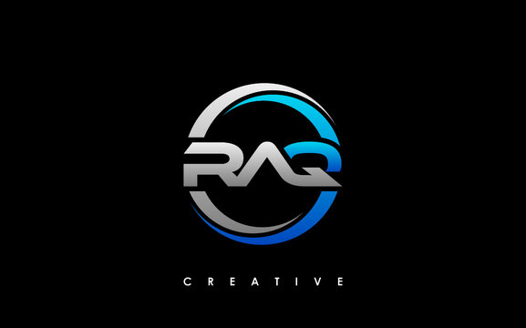 RAQ Letter Initial Logo Design Template Vector Illustration