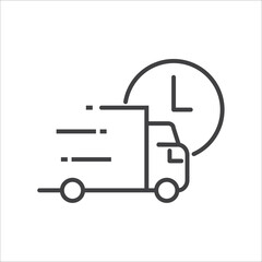 Simple Food Delivery Related Vector Line Icons.