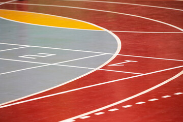 running line track and stadium