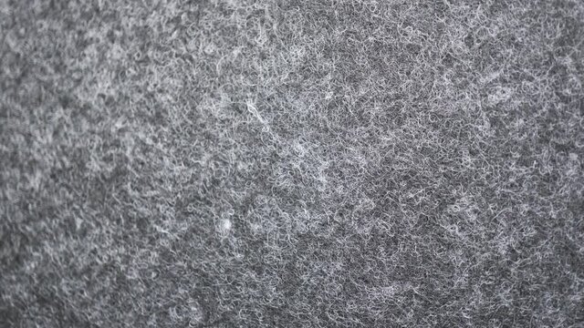 Close up picture of spinning non woven acrylic for cloth