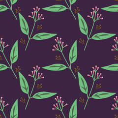 Seamless clove pattern