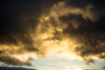 Obraz premium stormy clouds developing