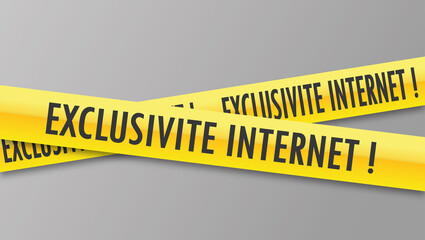 Logo exclusivité internet.